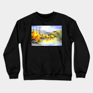 Glendhu Bay, Lake Wanaka, New Zealand Crewneck Sweatshirt